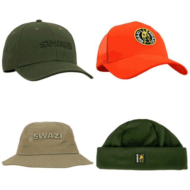 Swazi caps, beanies & bucket hats