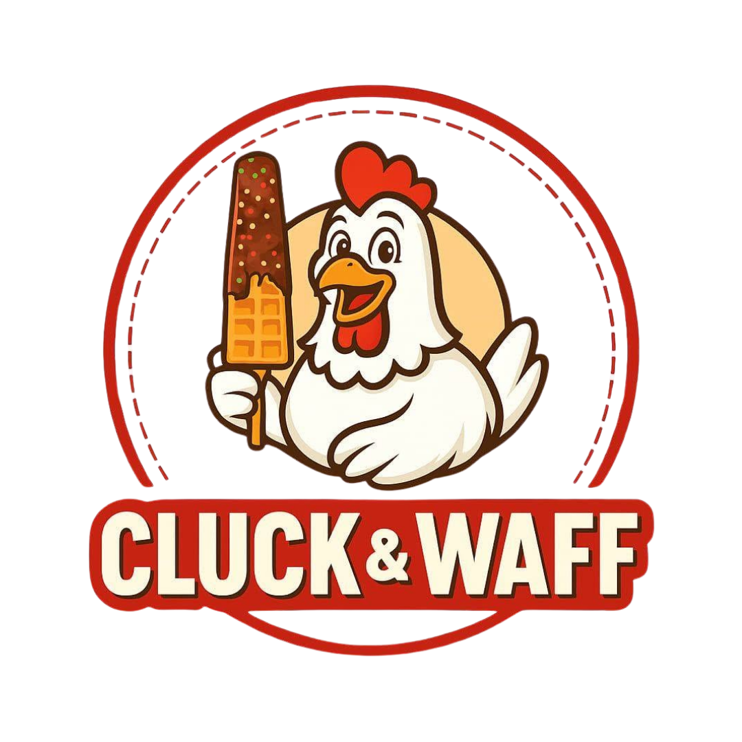 Cluck and Waff logo